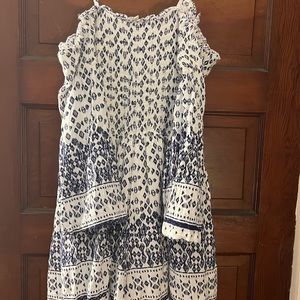 Adorable navy/white bandana romper
